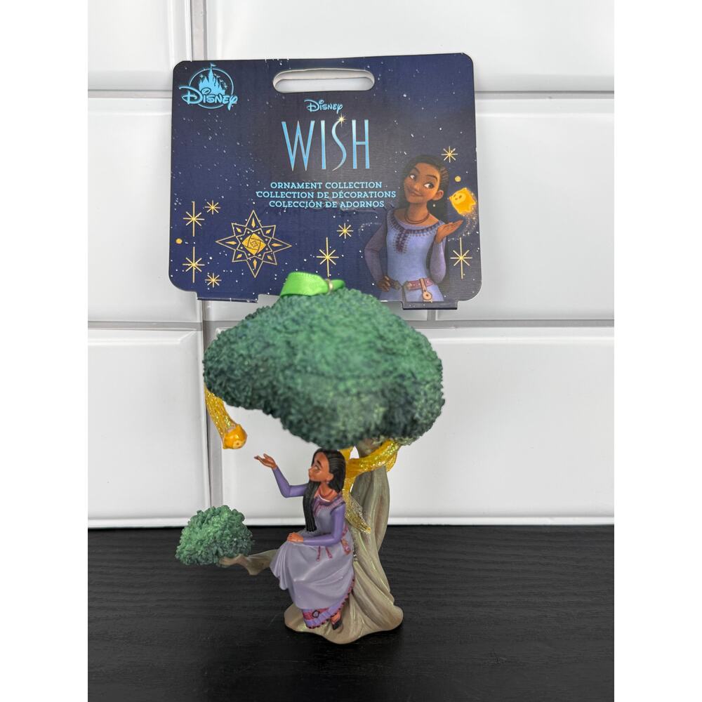 Disney Parks "Wish" Asha & Star Sketchbook Ornament NWT